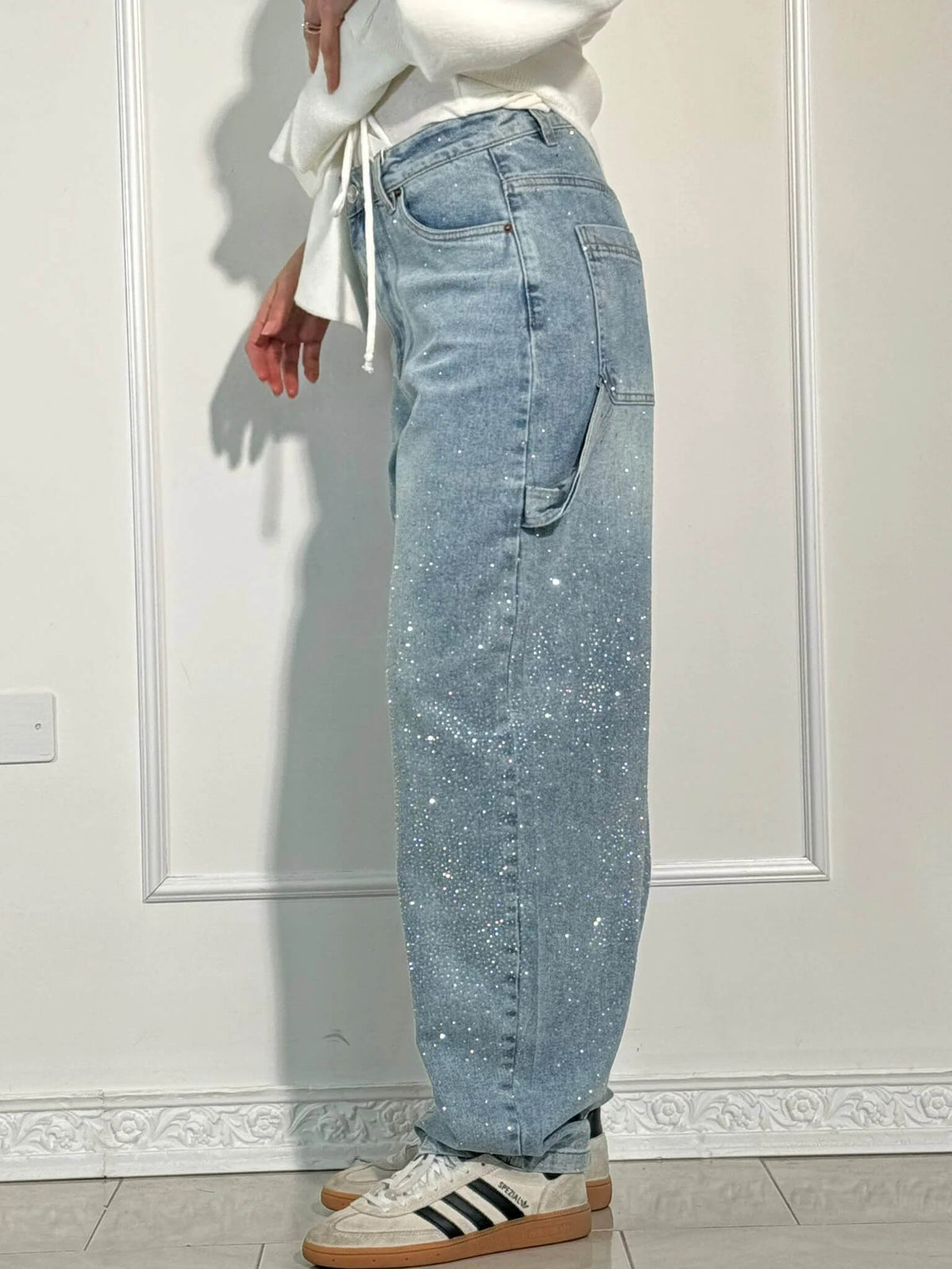 VELINA | Glitzer Jeans