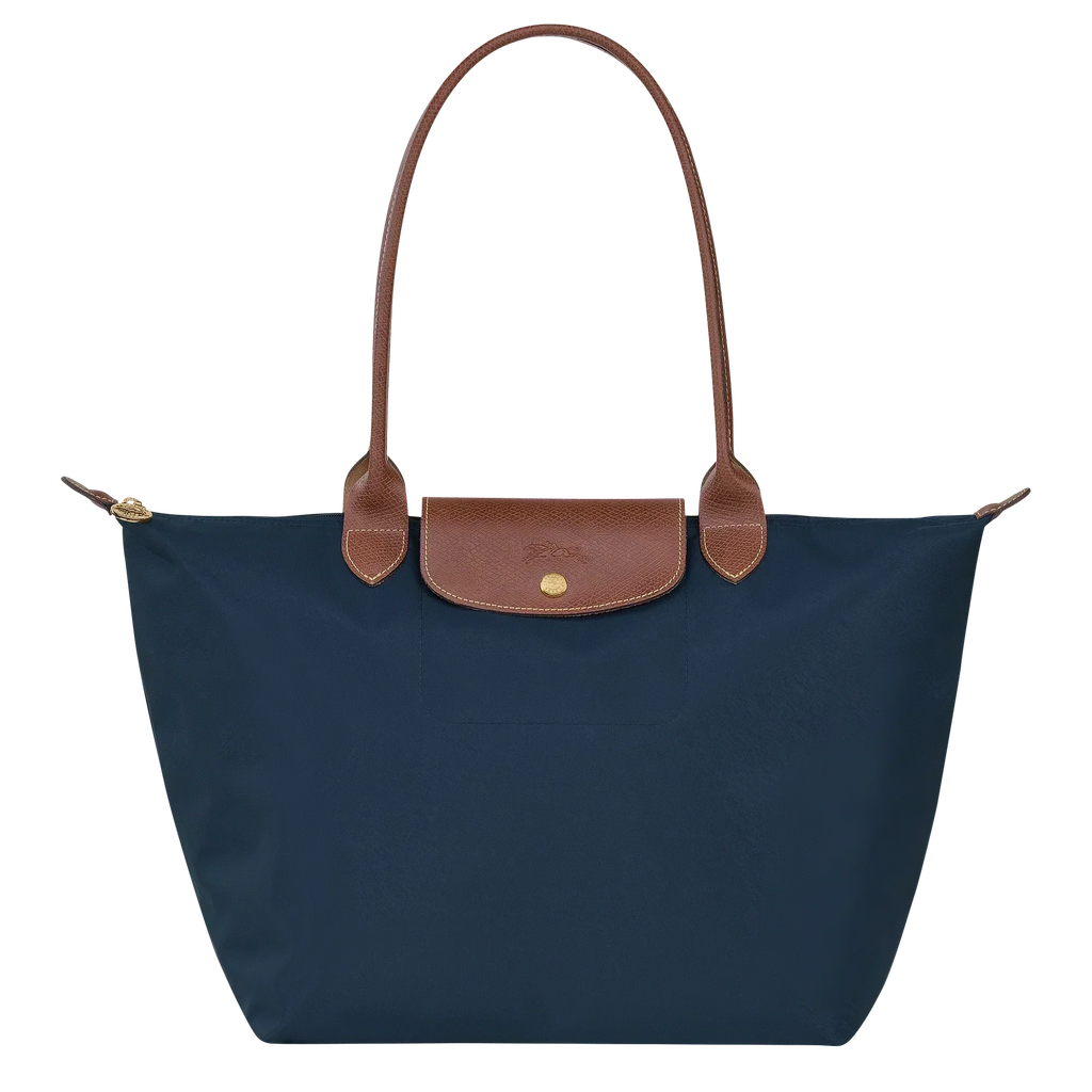 Zeitlose Eleganz - Große Tote Bag, Marineblau