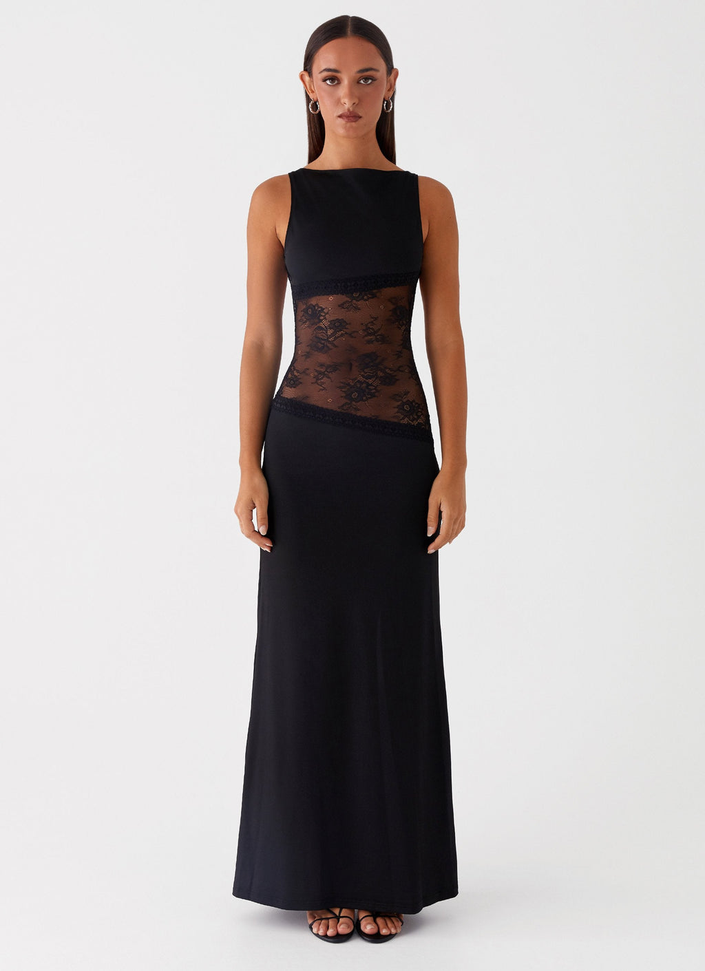 SELENA | Feminines Maxikleid mit Zarter Spitze