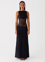 SELENA | Feminines Maxikleid mit Zarter Spitze
