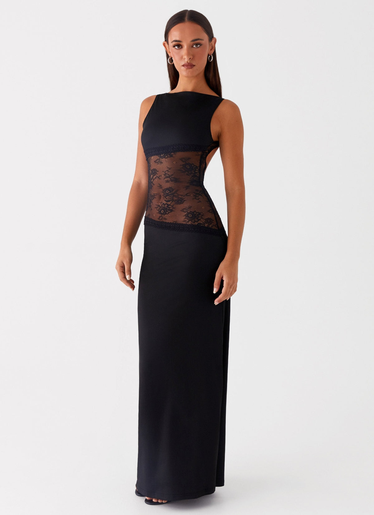 SELENA | Feminines Maxikleid mit Zarter Spitze