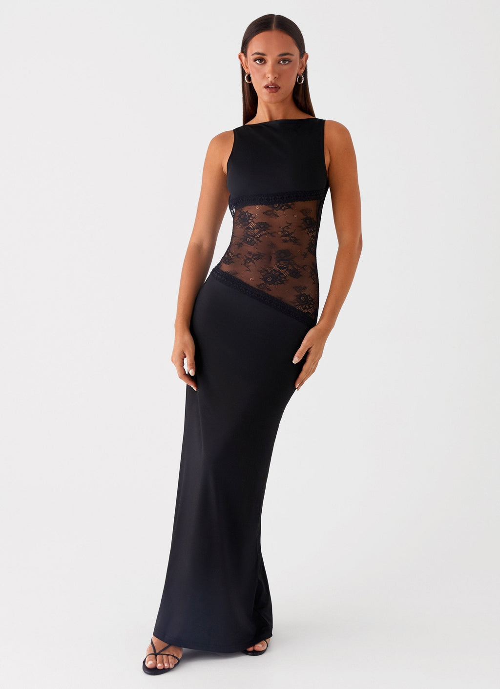SELENA | Feminines Maxikleid mit Zarter Spitze
