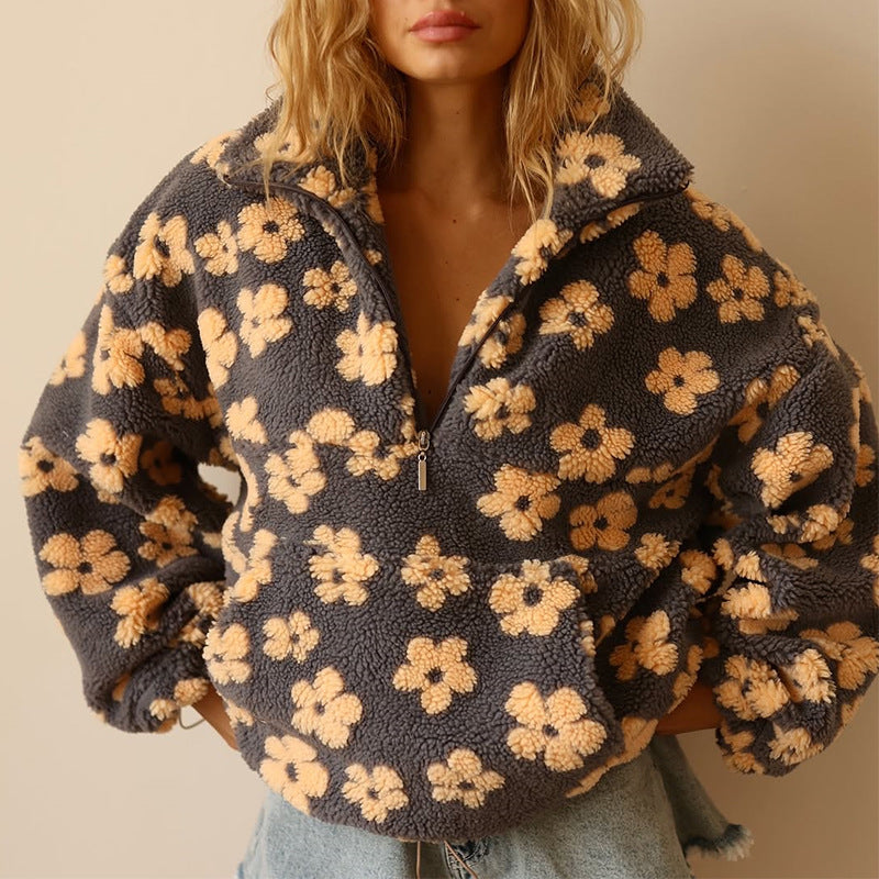 Lilly™ | Fleece-Pullover Bloom
