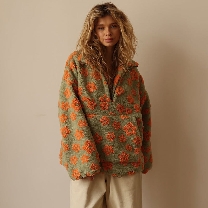 Lilly™ | Fleece-Pullover Bloom