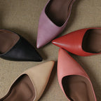 Orlisse Leder Kitten Heel Pumps