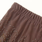 LEONIE | Braune Paillettenhose