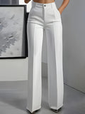 KIMBERLY | High-Waist-Hose mit Weitem Bein