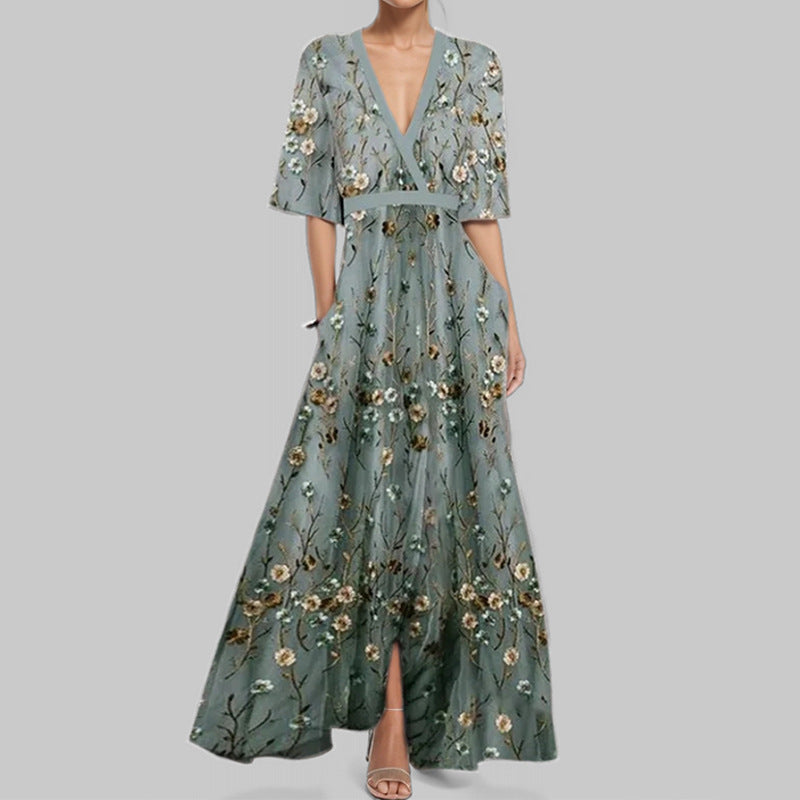 EVERLY | Geblümtes A-Linien-Kleid