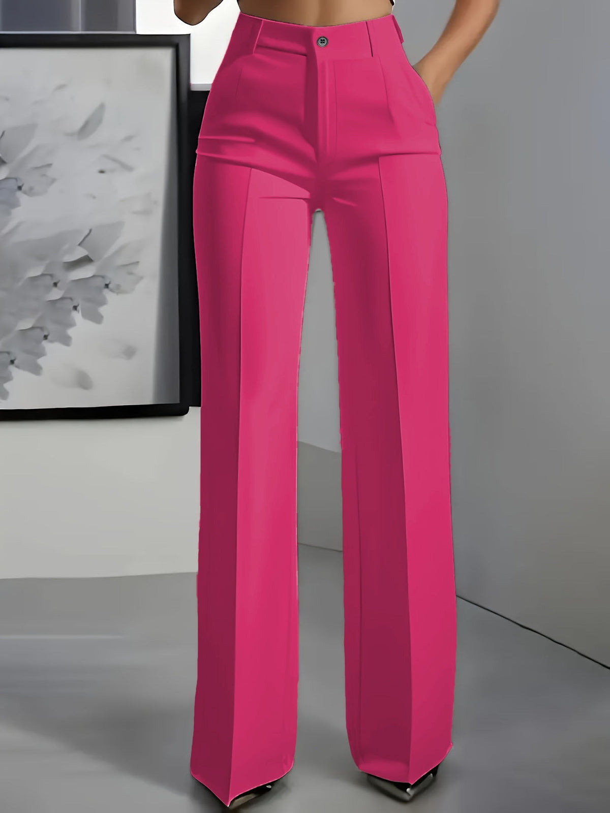 KIMBERLY | High-Waist-Hose mit Weitem Bein
