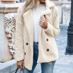 ELINE | Eleganter Teddy-Mantel
