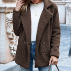ELINE | Eleganter Teddy-Mantel