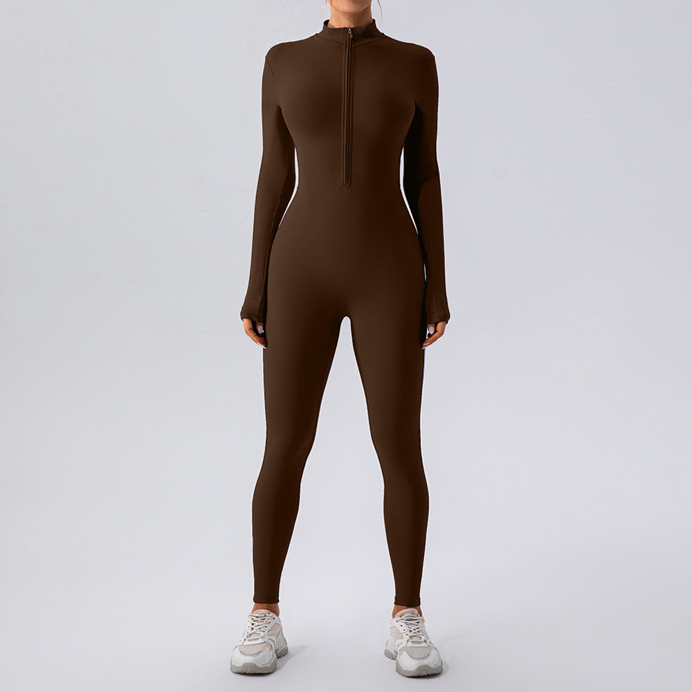 LUNA | Figurbetonter Zip-Jumpsuit