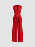 CHELSEA | Ärmelloser Wide-Leg-Jumpsuit
