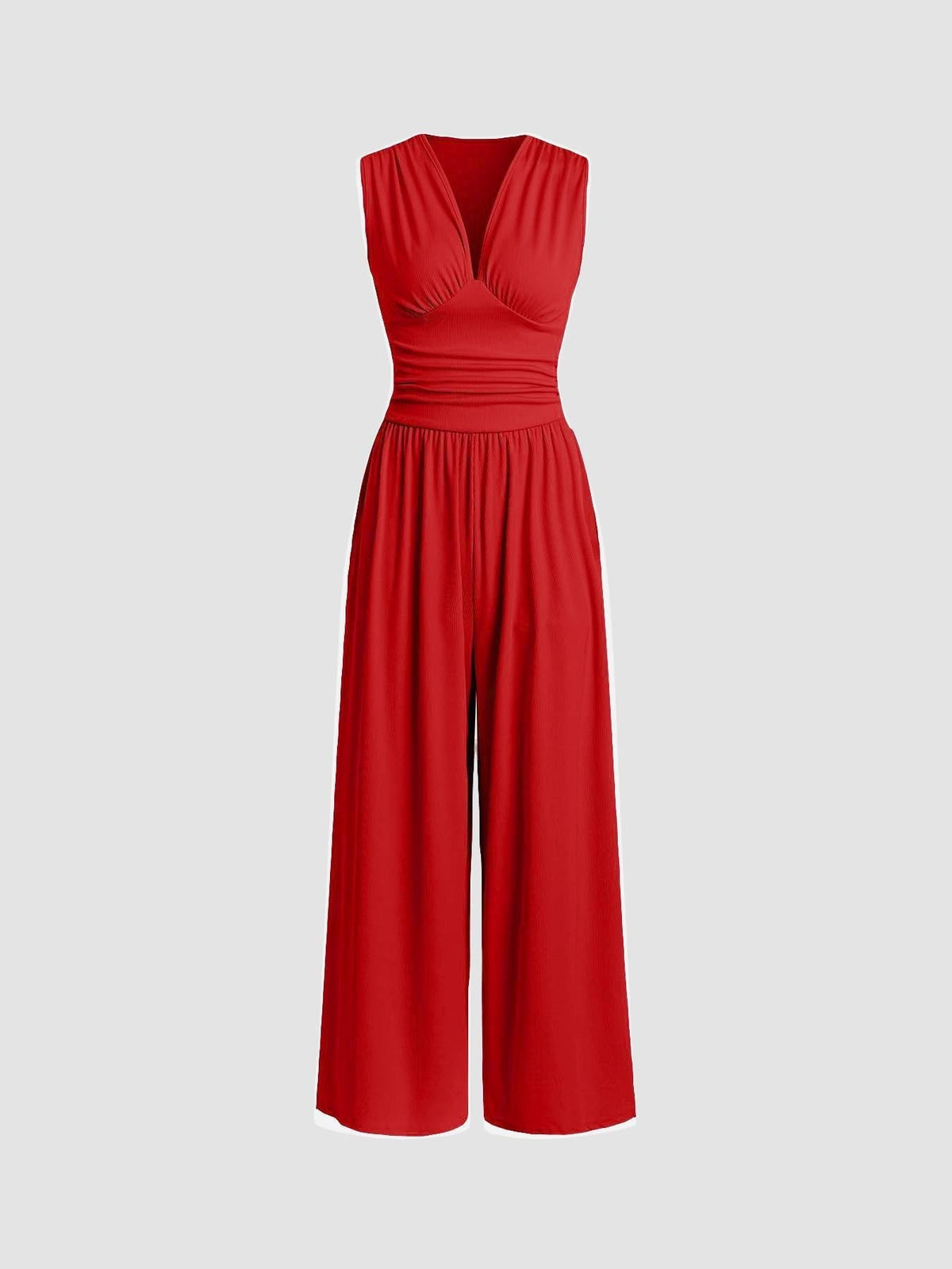 CHELSEA | Ärmelloser Wide-Leg-Jumpsuit