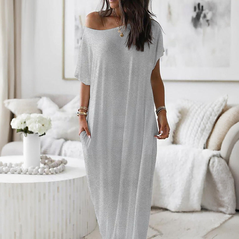 COSIMA | Lockeres Maxikleid