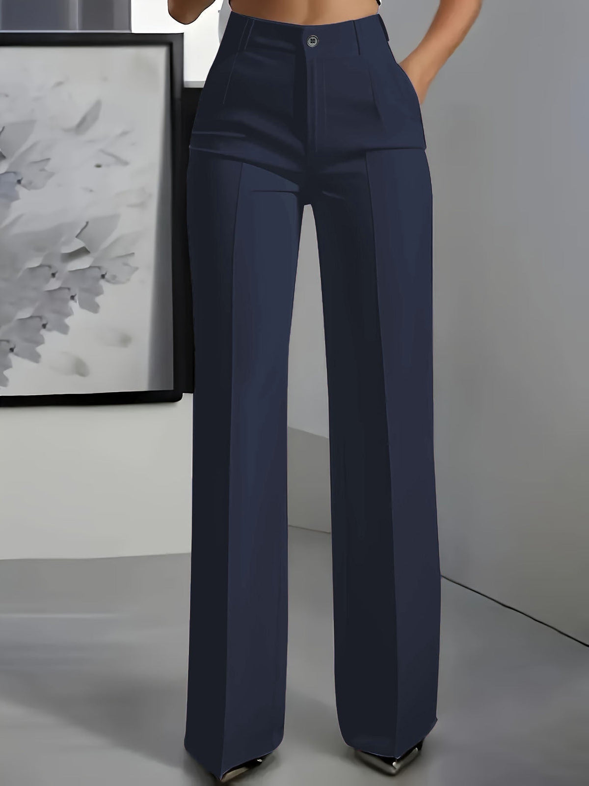 KIMBERLY | High-Waist-Hose mit Weitem Bein