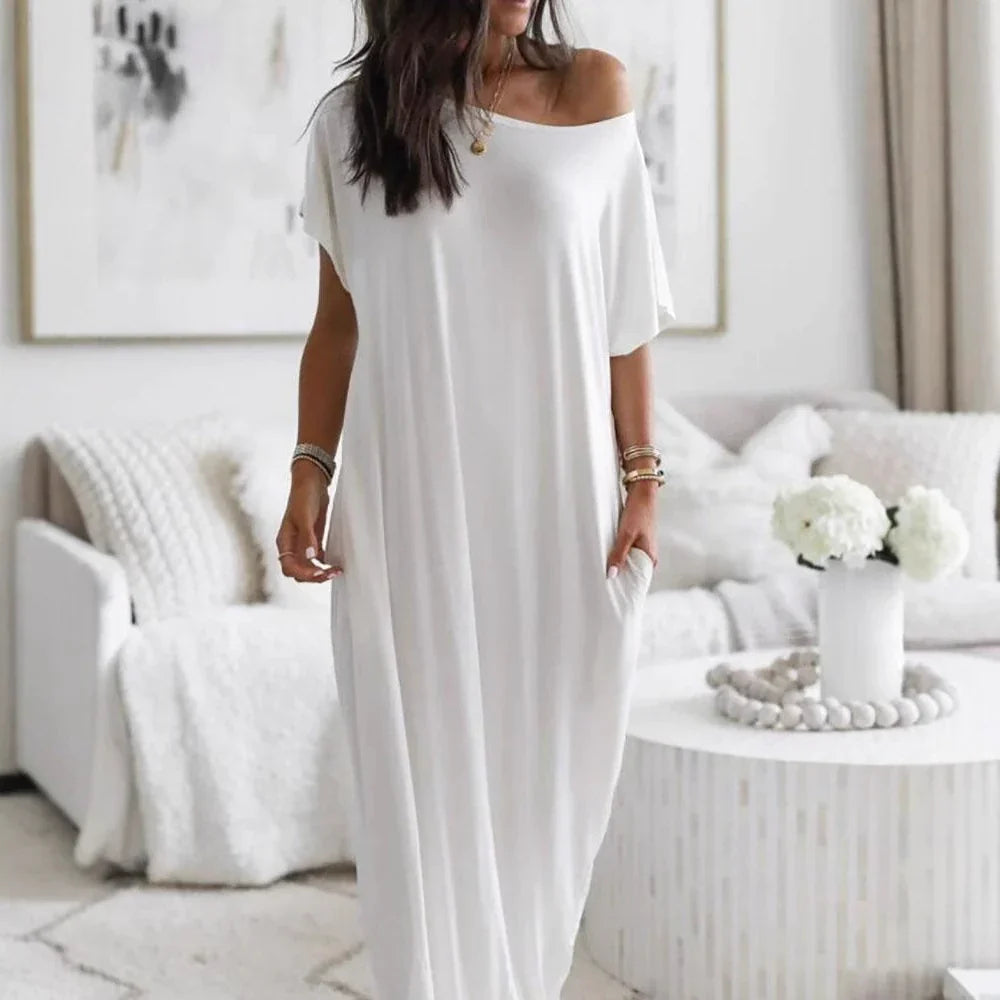 COSIMA | Lockeres Maxikleid