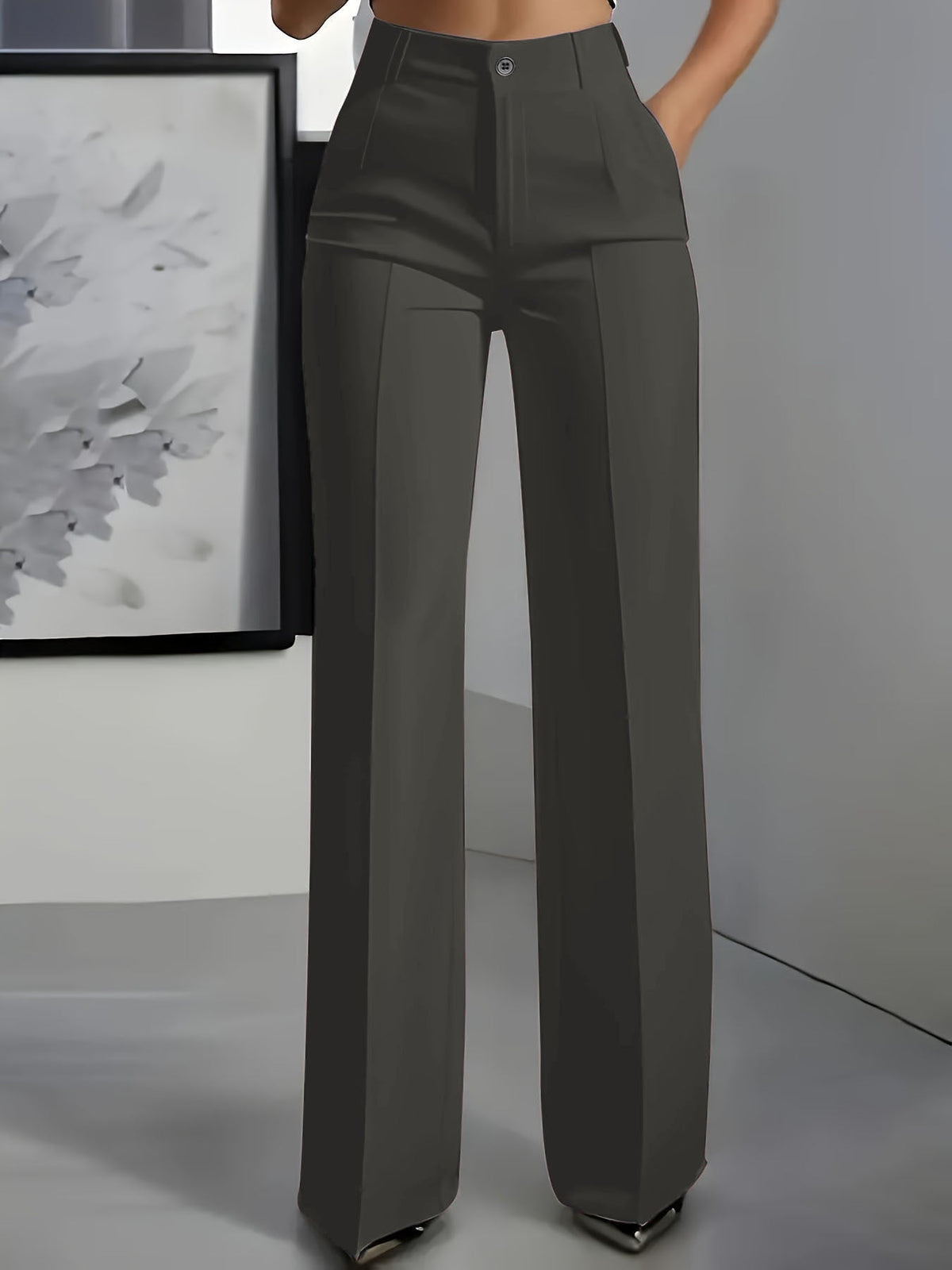 KIMBERLY | High-Waist-Hose mit Weitem Bein
