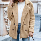 ELINE | Eleganter Teddy-Mantel