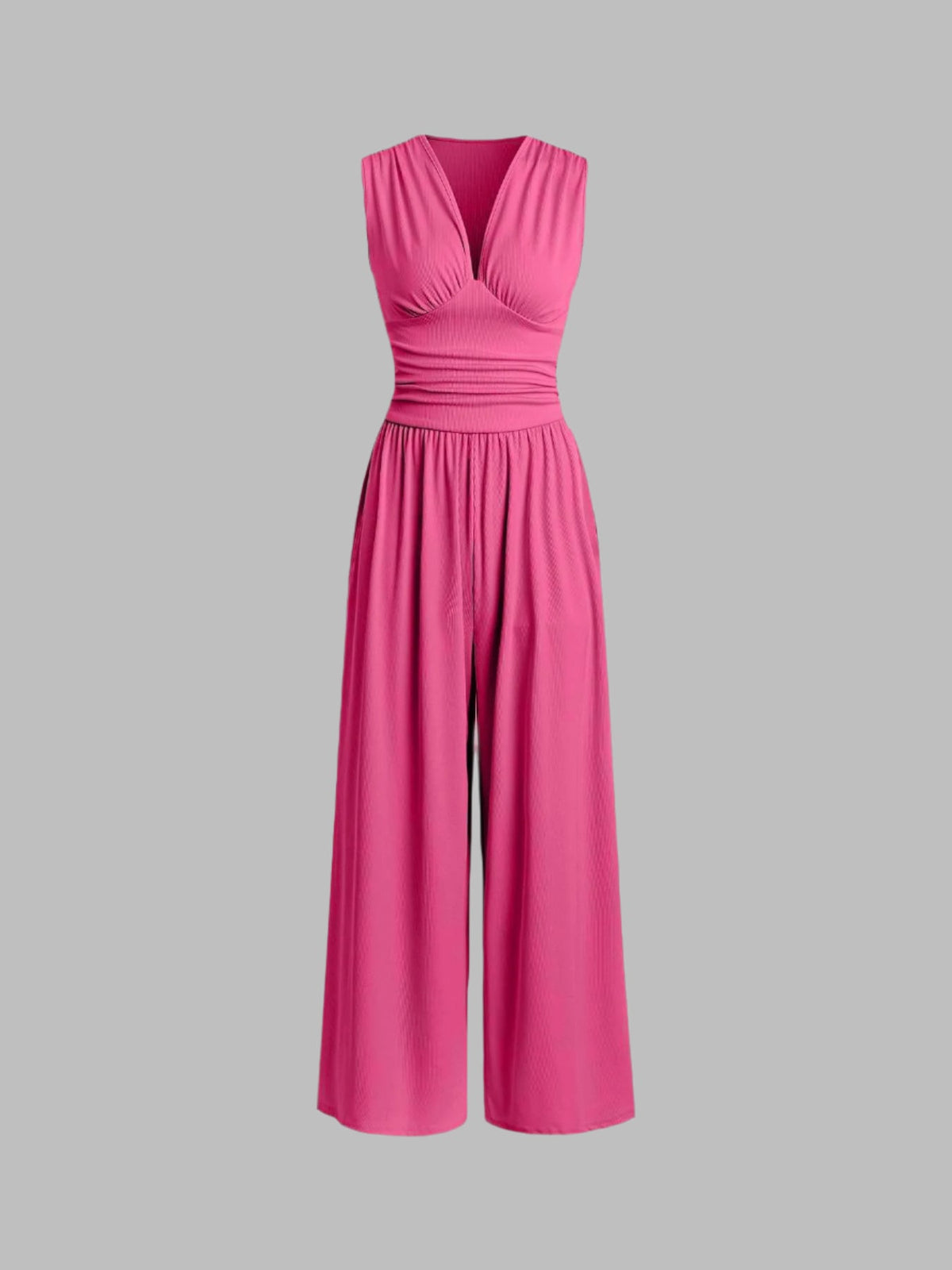 CHELSEA | Ärmelloser Wide-Leg-Jumpsuit