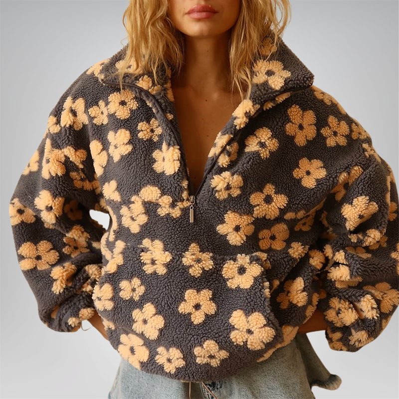 Lilly™ | Fleece-Pullover Bloom