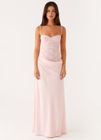 SARAH | Maxikleid mit Zarter Spitze