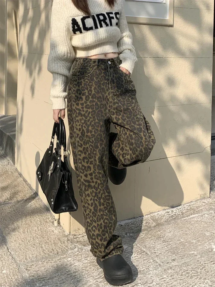 CRISA - Trendige Leopardenhosen
