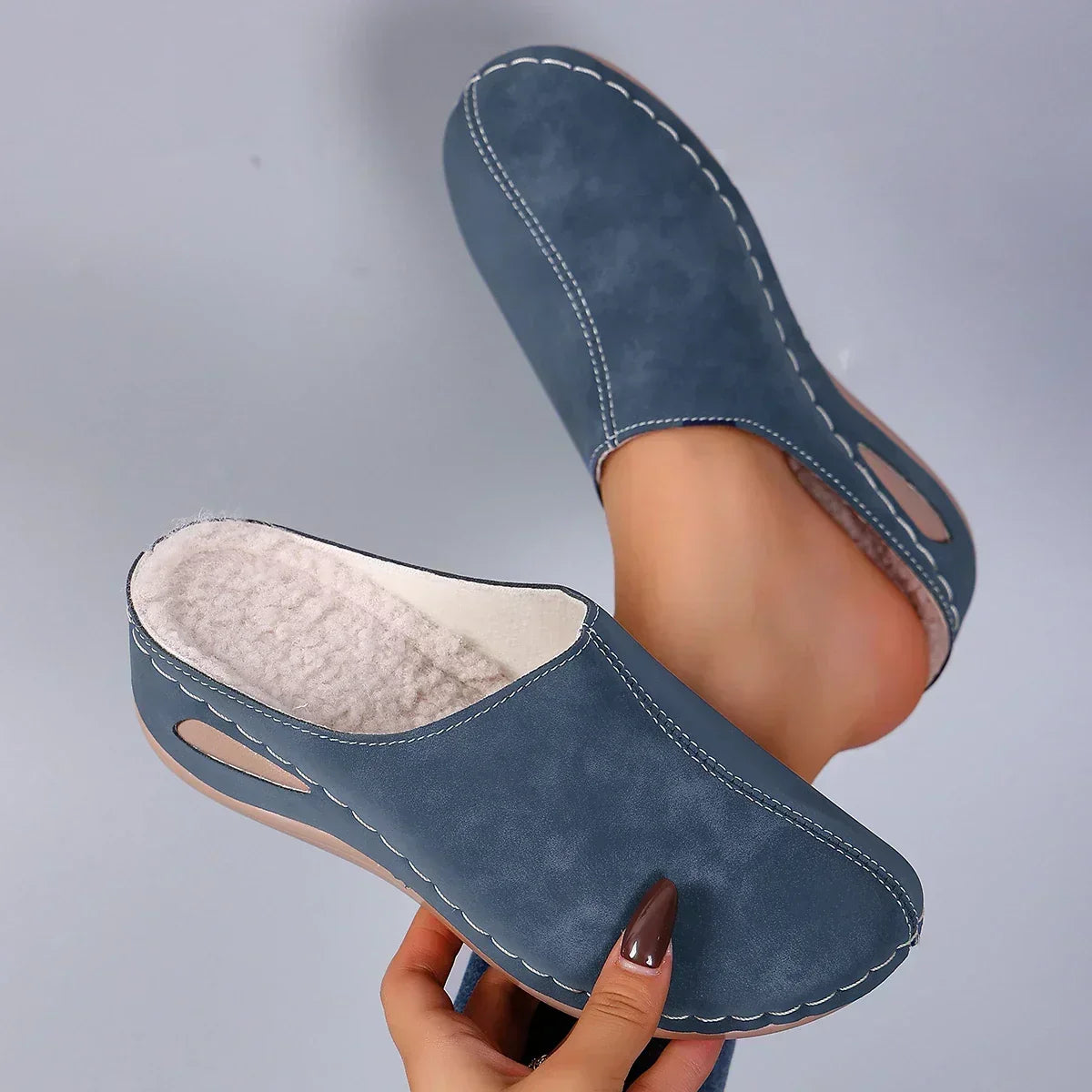 Amélie™| Warme orthopädische Hausschuhe für täglichen Komfort