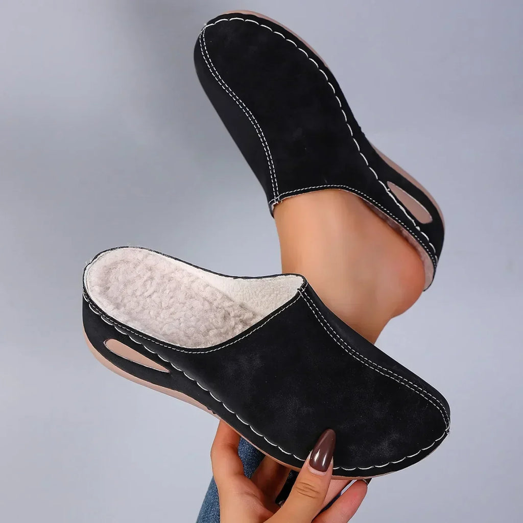 Amélie™| Warme orthopädische Hausschuhe für täglichen Komfort