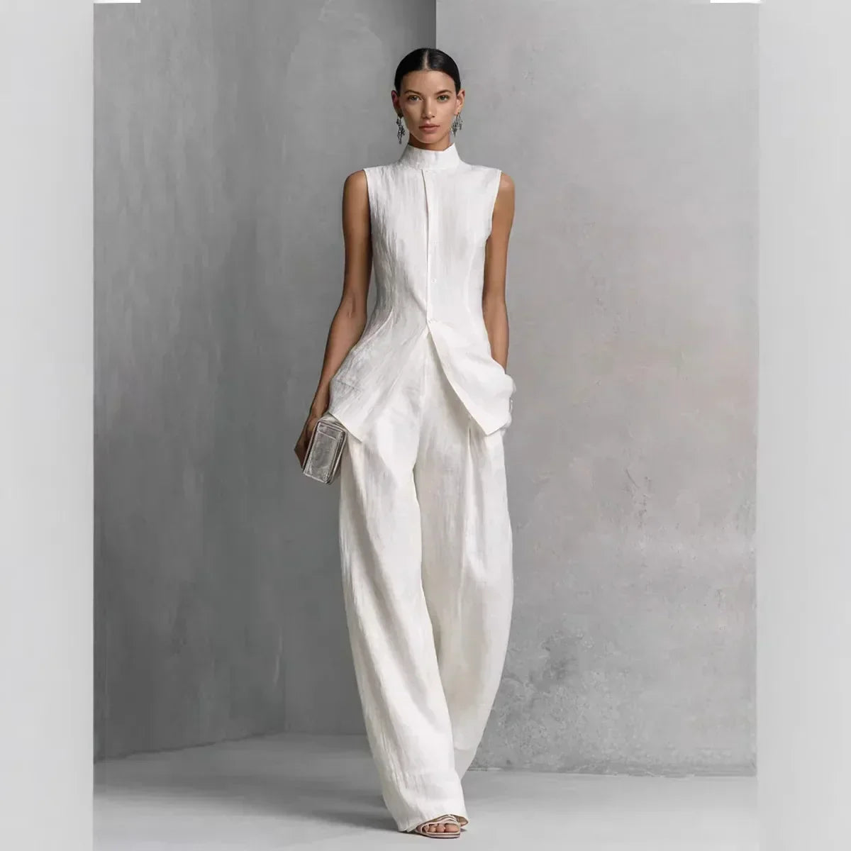 PAIGE | Eleganter Ärmelloser Jumpsuit