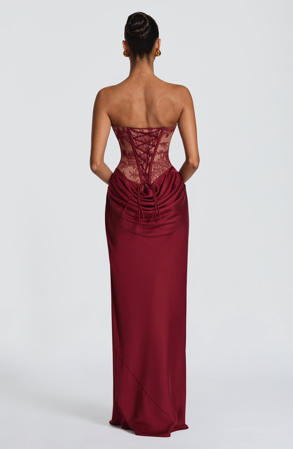 FRIDA | Maxikleid mit Spitzenkorsett