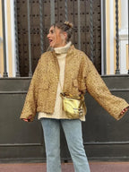 LANI | Elegante Perlen-Pailletten-Jacke