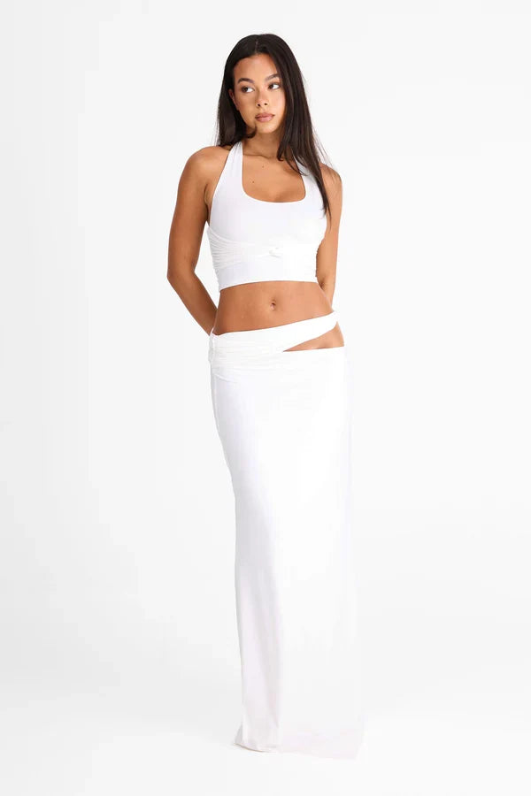 ALENYA | Halter-Crop-Top & Maxirock-Set