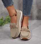 Emma - Schicke Diamant-Schnalle Slipper