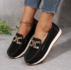 Emma - Schicke Diamant-Schnalle Slipper