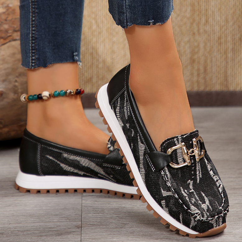Eliza - Hybride Schnallen-Loafer