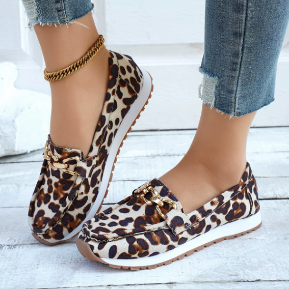 Everly - Leopardenmuster Slipper