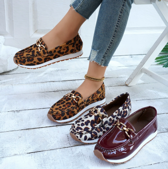 Everly - Leopardenmuster Slipper