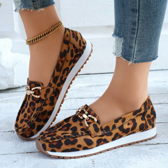 Everly - Leopardenmuster Slipper