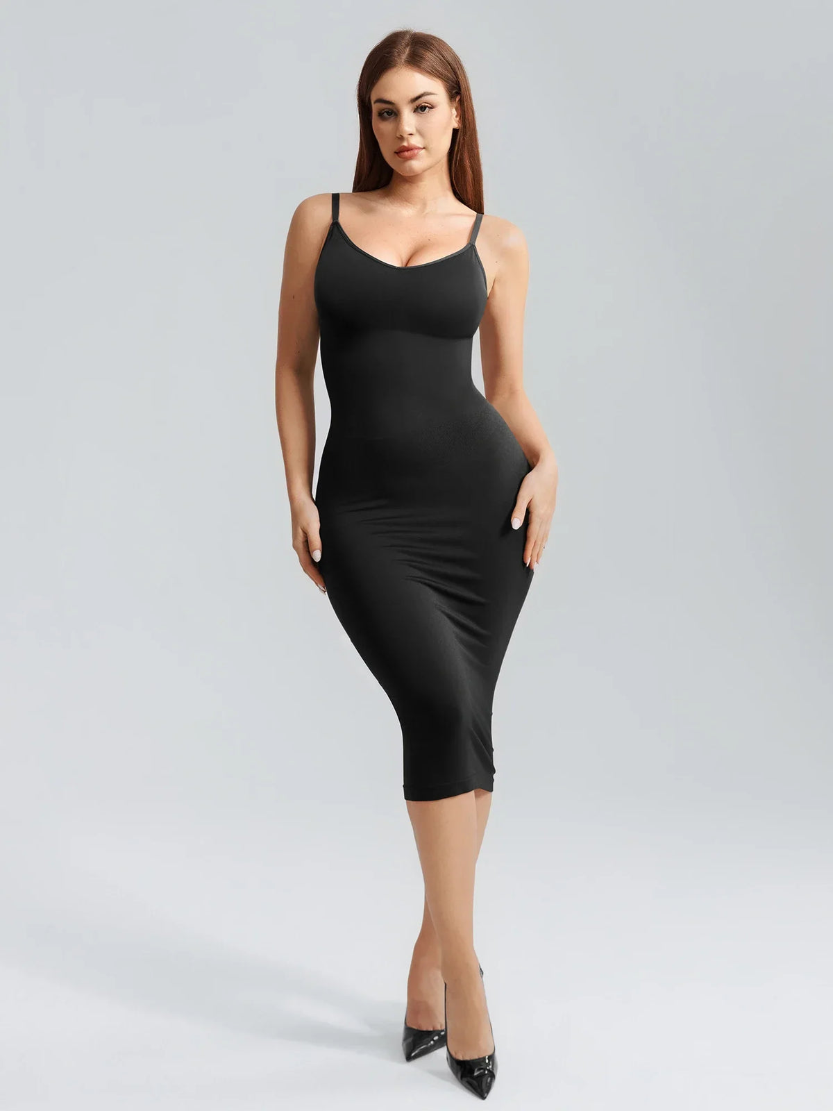 LOVIS | Midikleid mit Integrierter Shapewear