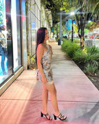 CELINA | Glam Cutout Kleid