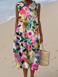 LOLA | Midikleid mit Blumenmuster