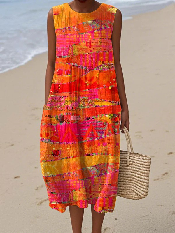 RUE | Sunset-Midikleid