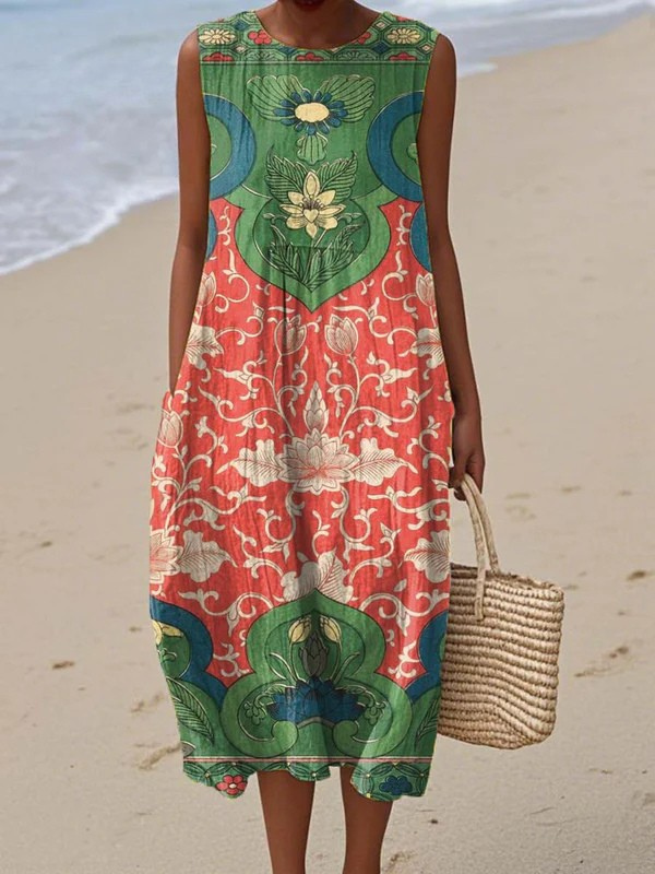 IRIS | Boho-Midikleid