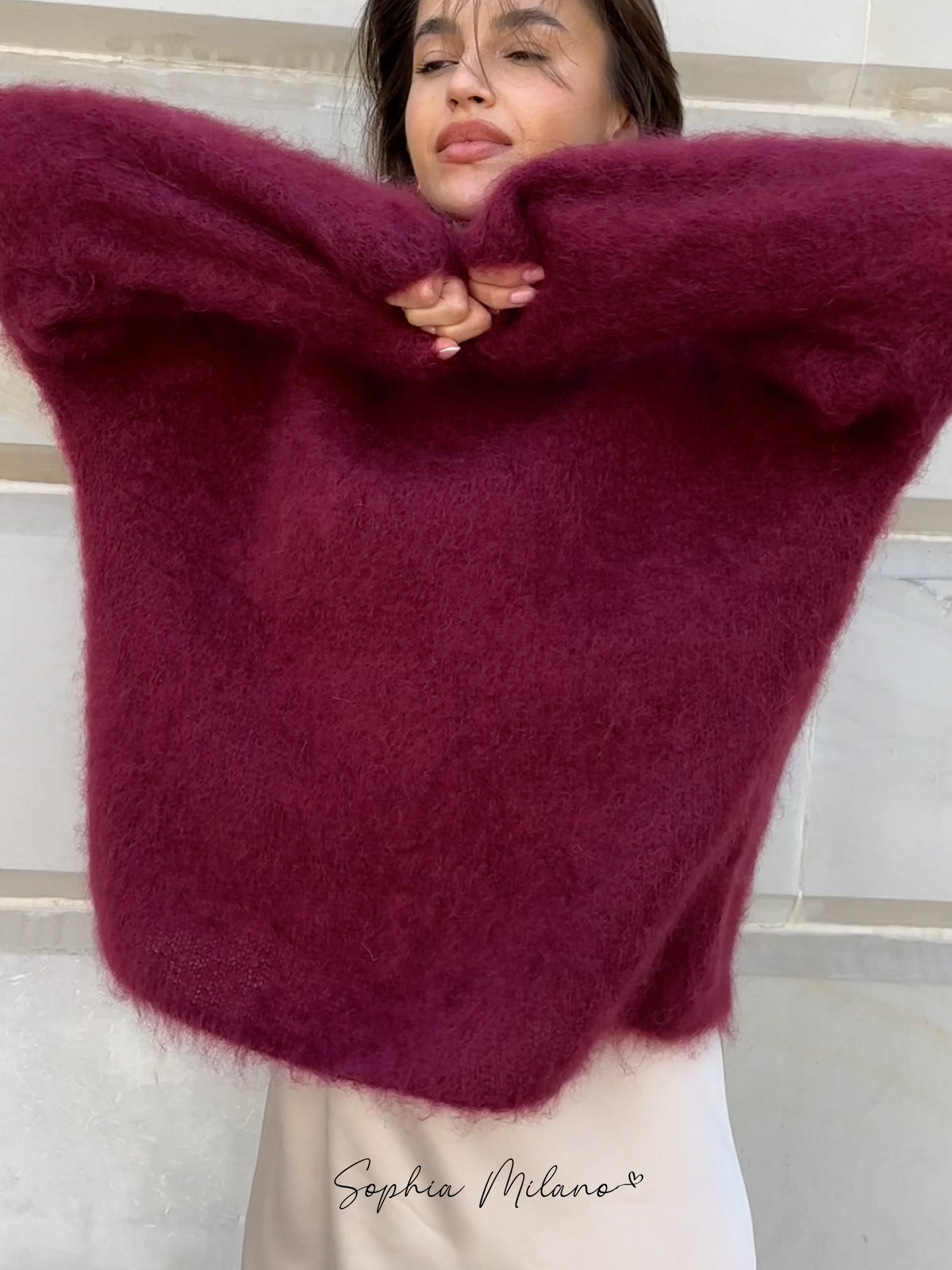 SOPHIA | Mohair Crewneck