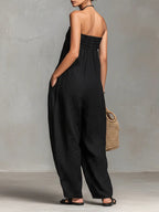 NINA | Trägerloser Wide-Leg-Jumpsuit