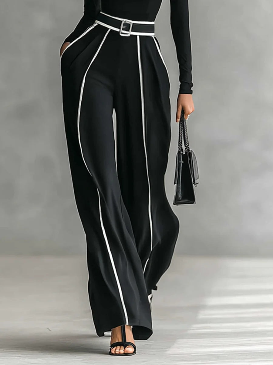 VENA | Zweiteiliges Set mit Kontrastdetails
