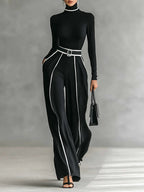 VENA | Zweiteiliges Set mit Kontrastdetails