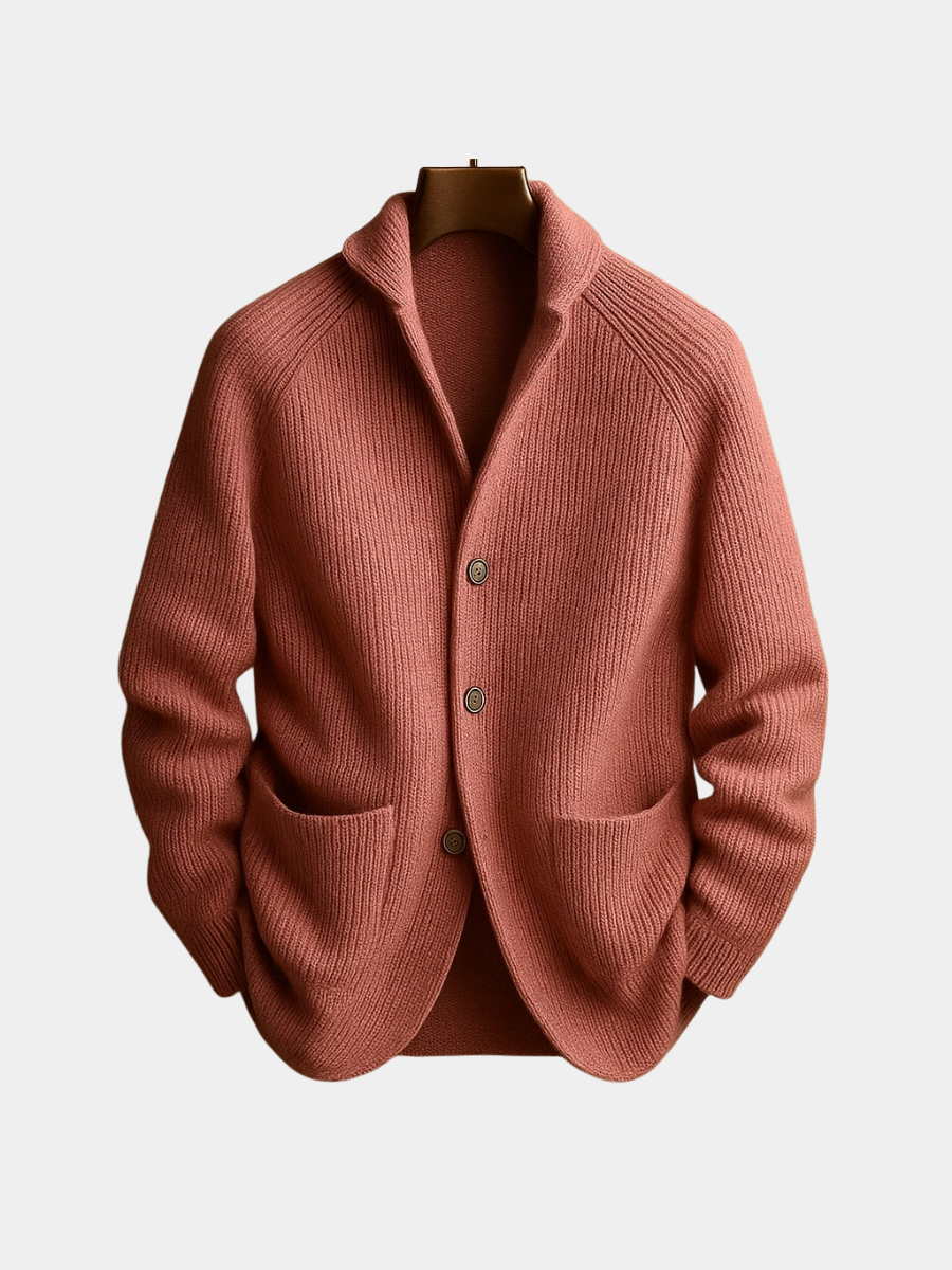 SILVORO | STRICKJACKE AUS RIPPWOLLE FÜR HERREN