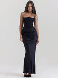 MILA | Figurbetontes Maxikleid